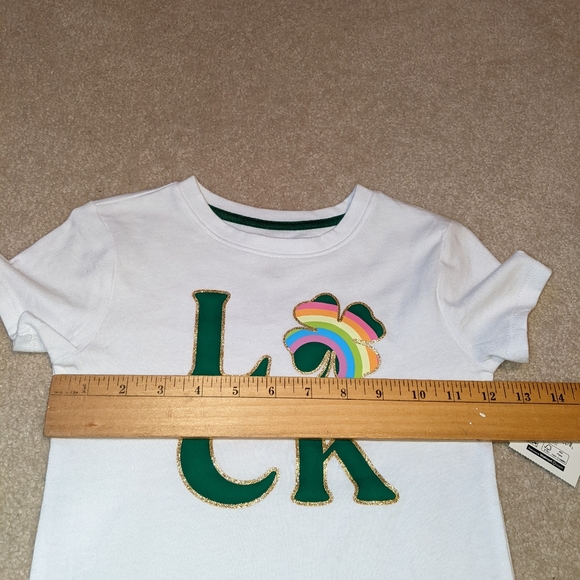 Nwt Way To Celebrate St. Patricks Day Girl's Luck T-Shirt - Picture 9 of 11